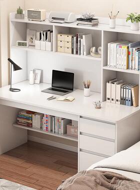 书书简架一体家用出桌租屋办生公电脑桌台式卧室易学学MJR习写字