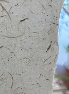 手纯工本色云龙皮纸四尺六八QMZ尺构皮小纸仿古半生半熟书尺法写