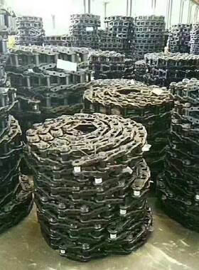 SK200POB2链1022020270挖掘机支重轮引导轮6条履带板底盘件