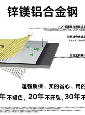 种菜箱锌铝合金植箱镁露台屋顶台LTH菜园户种外花园种菜大花盆阳