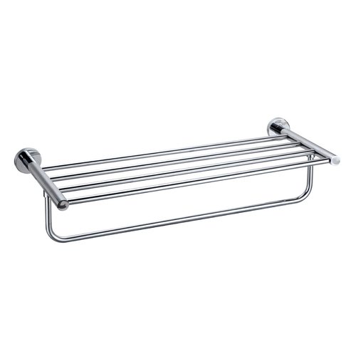 厂家直供跨境浴巾架打孔免打孔双用镀铬毛巾架540810Towel shelf