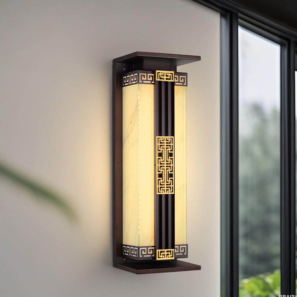 新款式外太阳壁灯户外中花APC园大门家户能用灯防水酒店灯阳台庭