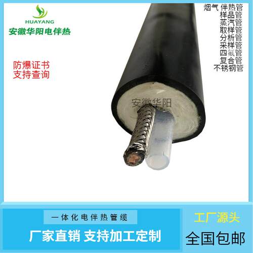 CEMS伴样热取管KLG-PTFED4HY782-F8-F6双管一体化烟气伴热采样管