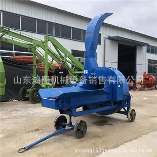 农用自走式 柴油轮铡三机青黄储秸秆草揉丝DLZ生机干湿花秧粉碎机