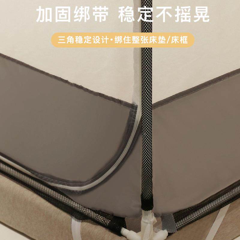 儿A室类400307蒙古包蚊帐家用2025新款卧免安装支架加厚加密防摔