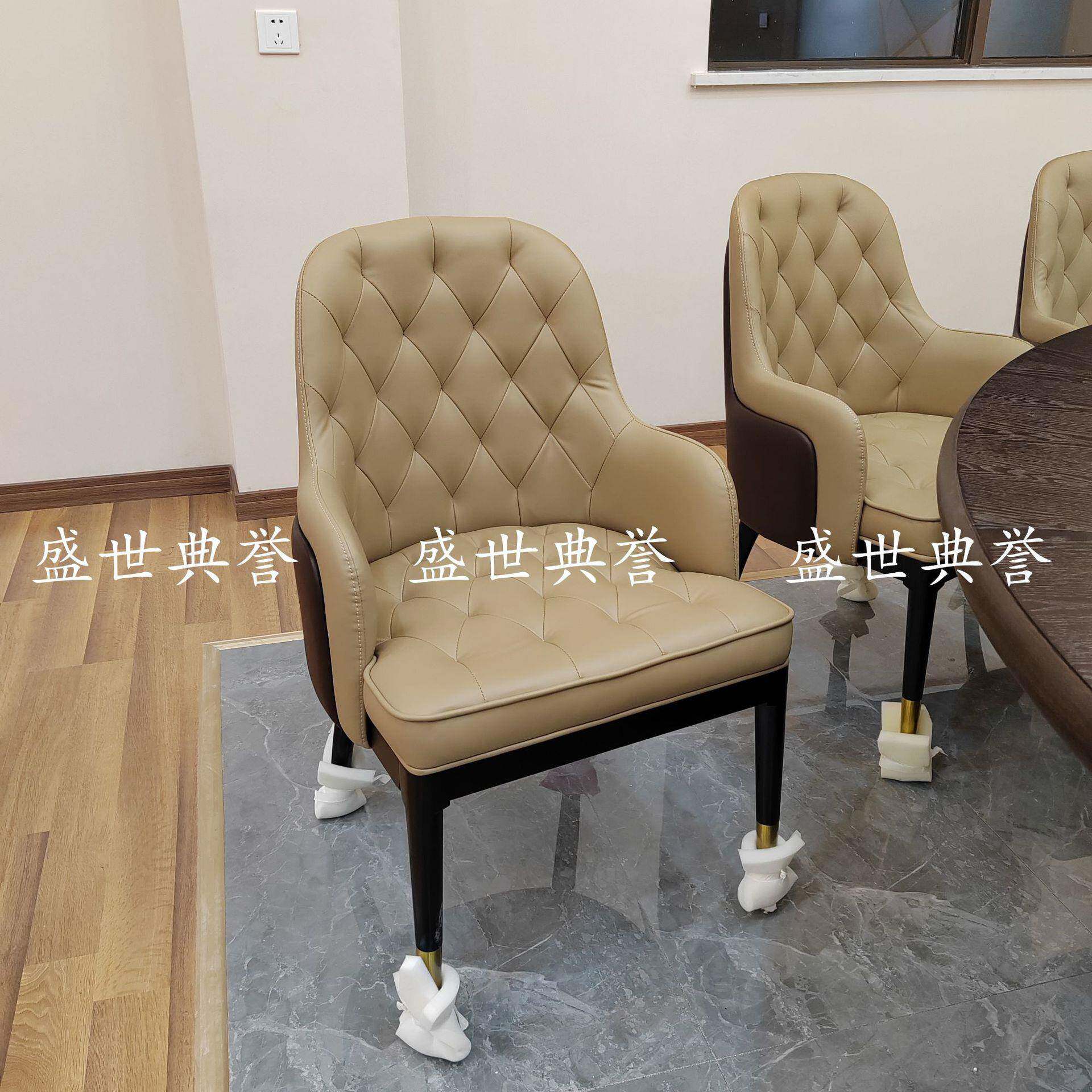 淮北鲜宴会中心包厢包实木奢桌椅酒店餐饮轻实木SY-S1066椅海餐厅
