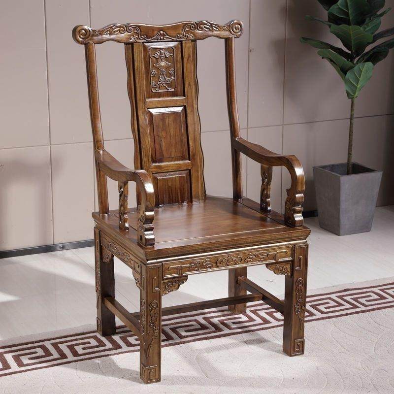 实圈椅新中式店茶木桌餐椅酒主古UPQ人椅风椅子围椅喝茶家用饭店,电子元器件市场,其它元器件,淘宝优惠券,粉丝福利购,淘宝优惠卷
