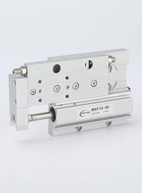 滑台气缸MXF8--MXF12-MF16-XMXF0YBS-120/2040//50/75/100超薄滑