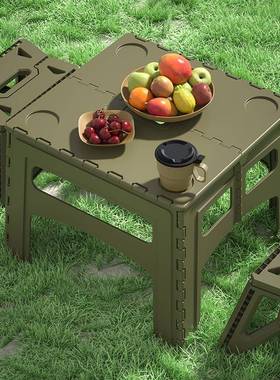 塑料折叠子户外便携式简易餐学习桌小书宝宝画画桌写字台KFZ桌餐