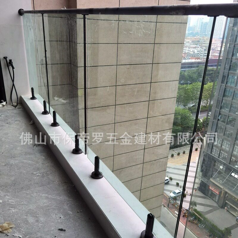 简约轻奢不锈钢黑钛楼梯扶手