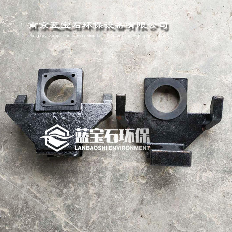 潜水泵挂架连接片 自动着脱耦合器法兰爪勾 DN自耦支架尺寸制作