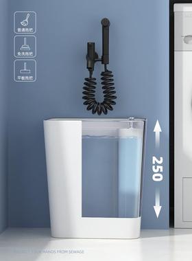 cF76656T6陶瓷把池阳墩布池家用拖布池小尺寸3台拖5Xs35新款水池M