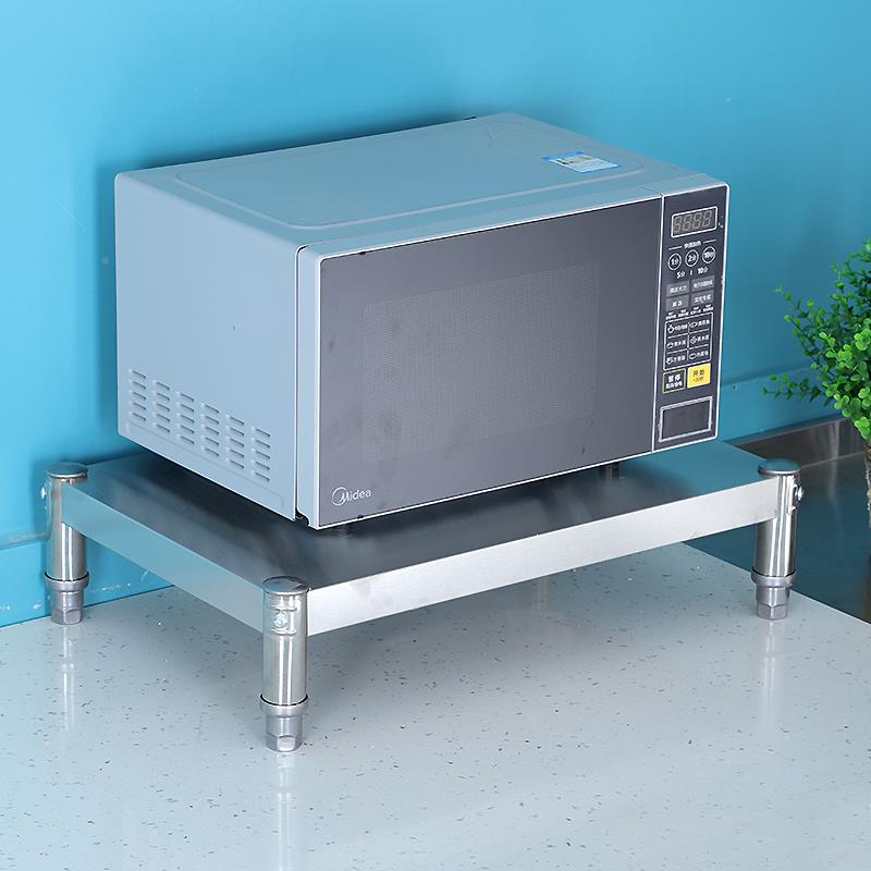 厨架房不锈钢置物架单层架防潮家支架隔板LLR垫高落地架用灶台米