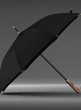 OL柄YCAT层复古木双超大加固抗暴端木柄双层风晴雨两用男士商务高