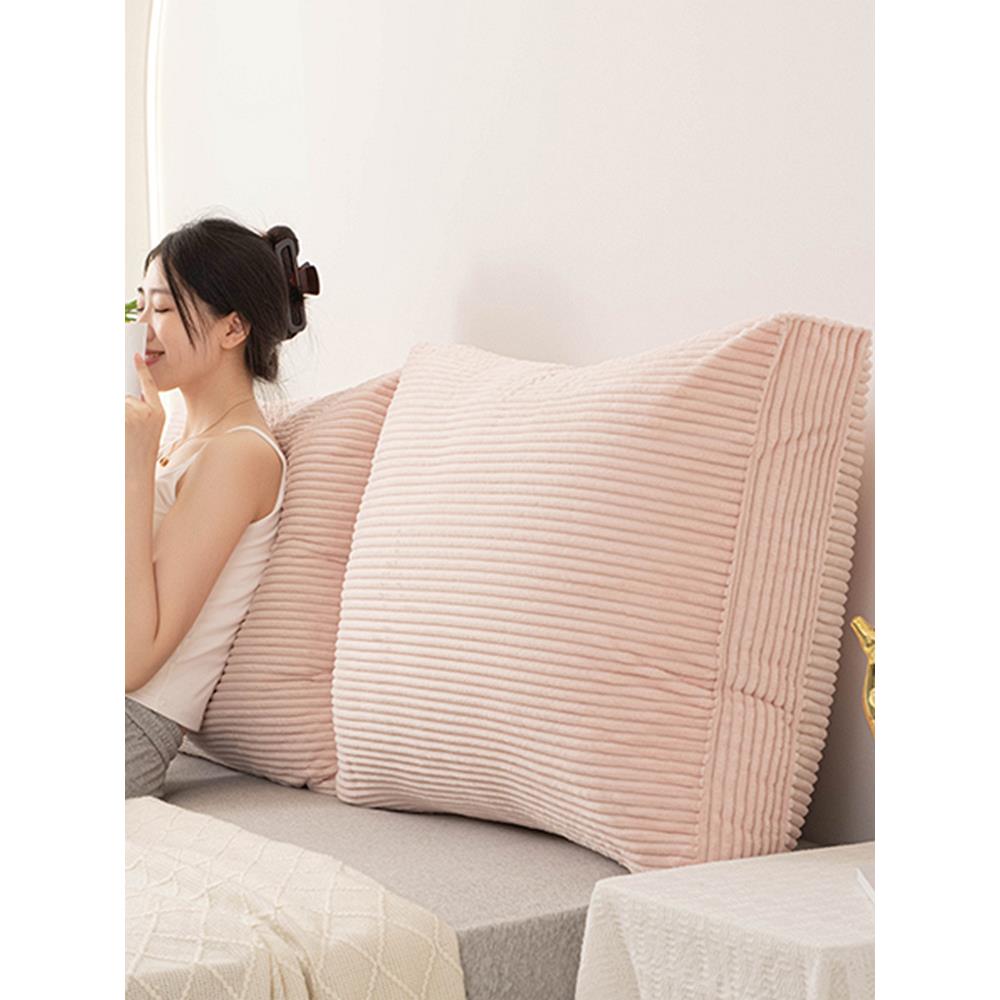 床床头护腰飘靠枕沙发立体靠背垫床上看书KVL软包靠垫窗榻米榻靠