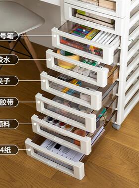 日本霜山文件B柜文SHIMOYAM抽屉式收纳柜办公室桌下4具收品纳柜化