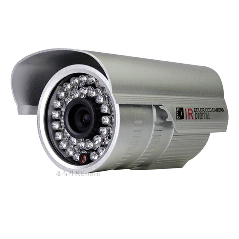 00线模拟高清监控摄像头广角2.1mm红外夜视防水摄像机探头器