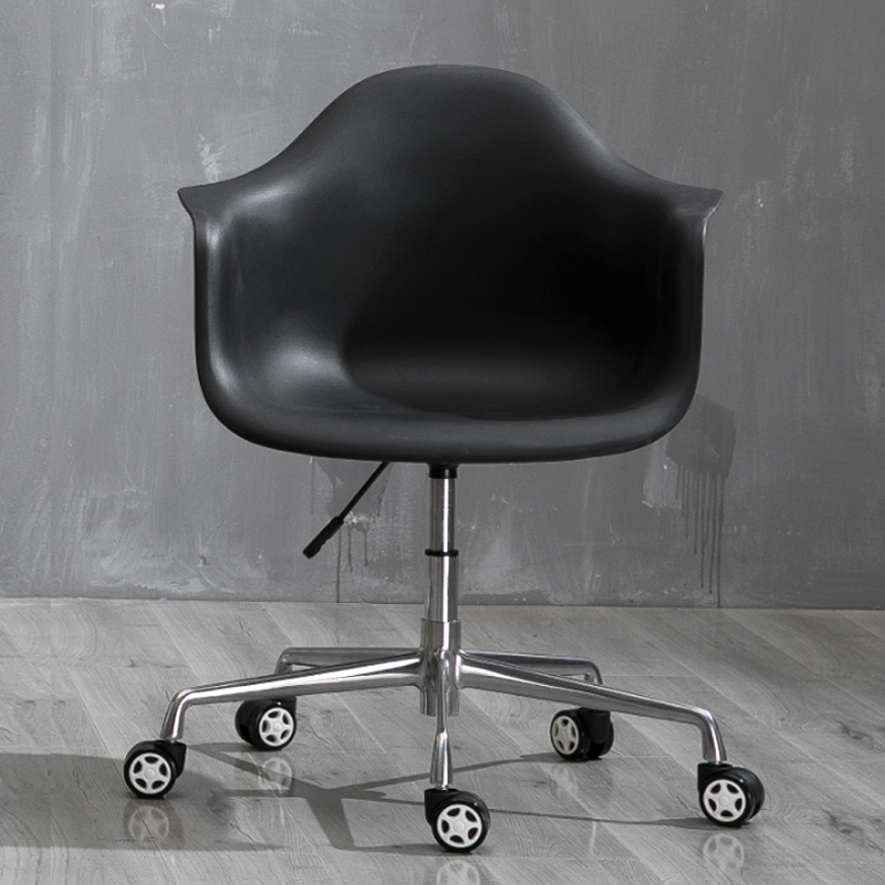 现代简约有扶手家用电脑椅懒人时尚书桌办公升降转滑轮靠背学生椅