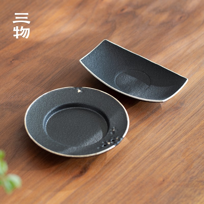 三物澜夜杯垫茶托家用功夫茶具配件茶杯隔热垫盖碗底托茶壶壶承