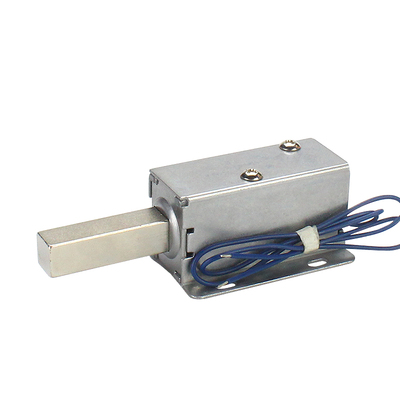 DCV方形长锁舌电磁锁插销电控锁小型电子锁行程10mm伸缩电磁铁