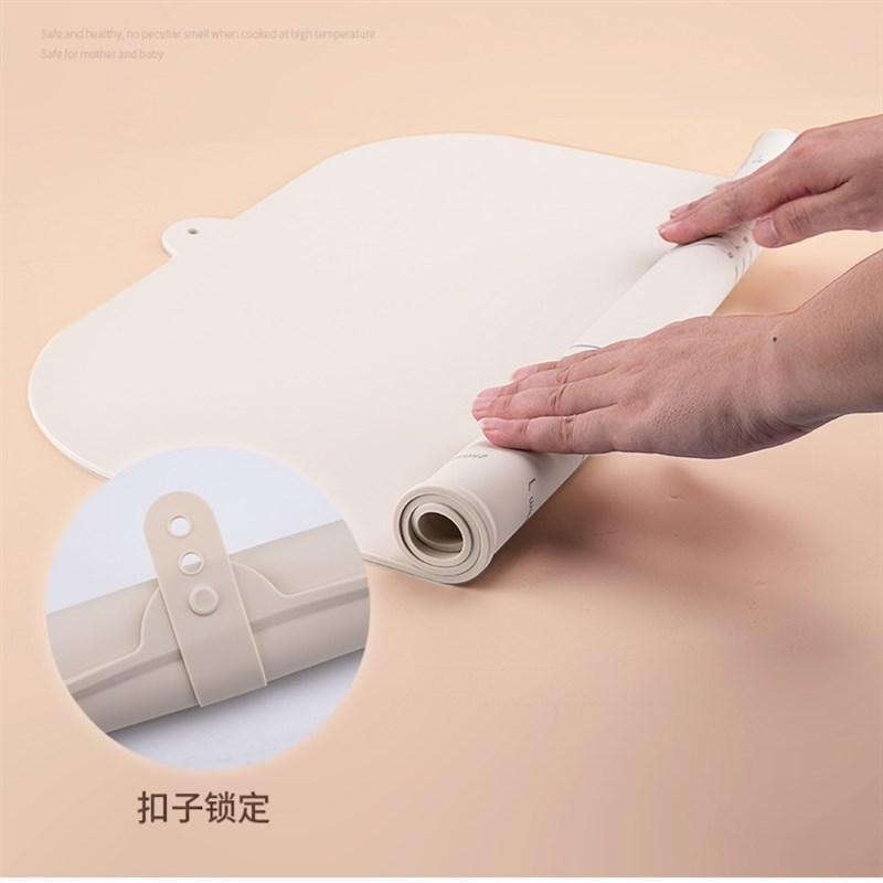 小奇牛烘培硅胶揉面不粘家用擀面大号加厚和面板加大防滑菜板垫子