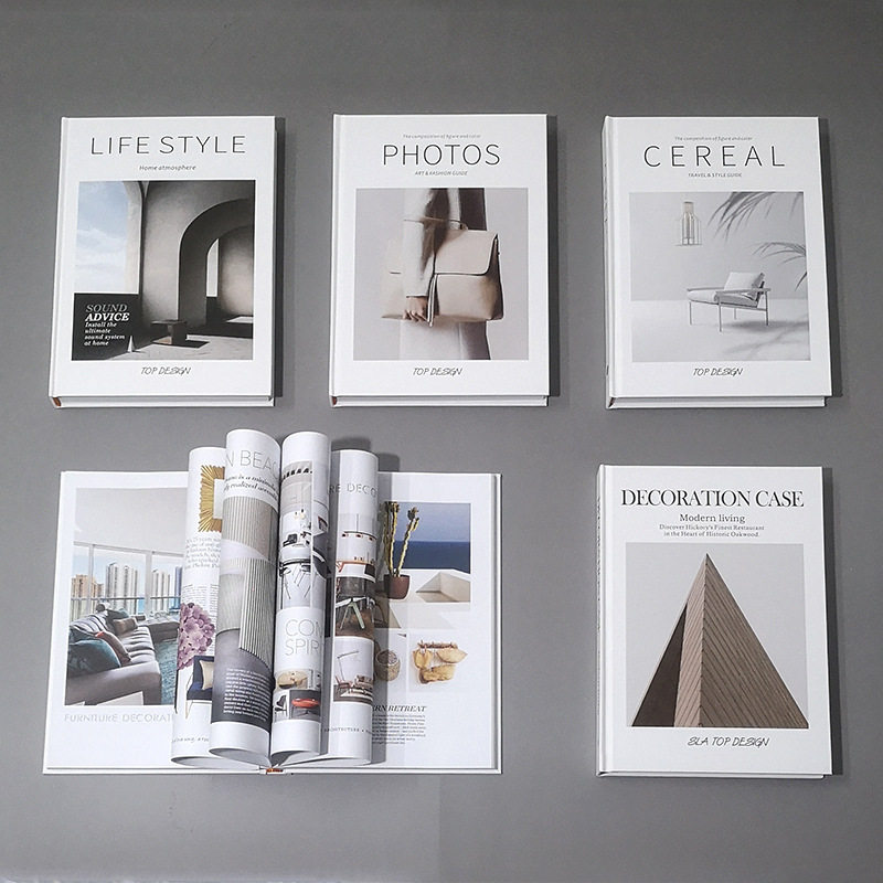 样板房软装饰品道具书外文真可翻译假书桌面摆件陈列摄影道具