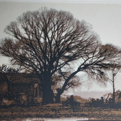 多层套色意境剪纸 特殊工艺立体感超强 送朋友同学礼品 3444