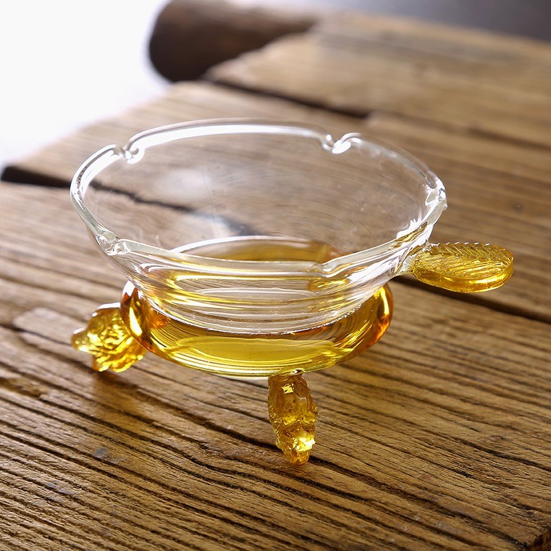 玻璃茶漏茶滤茶漏网漏斗功夫茶具配件茶过滤网泡茶茶壶滤茶器