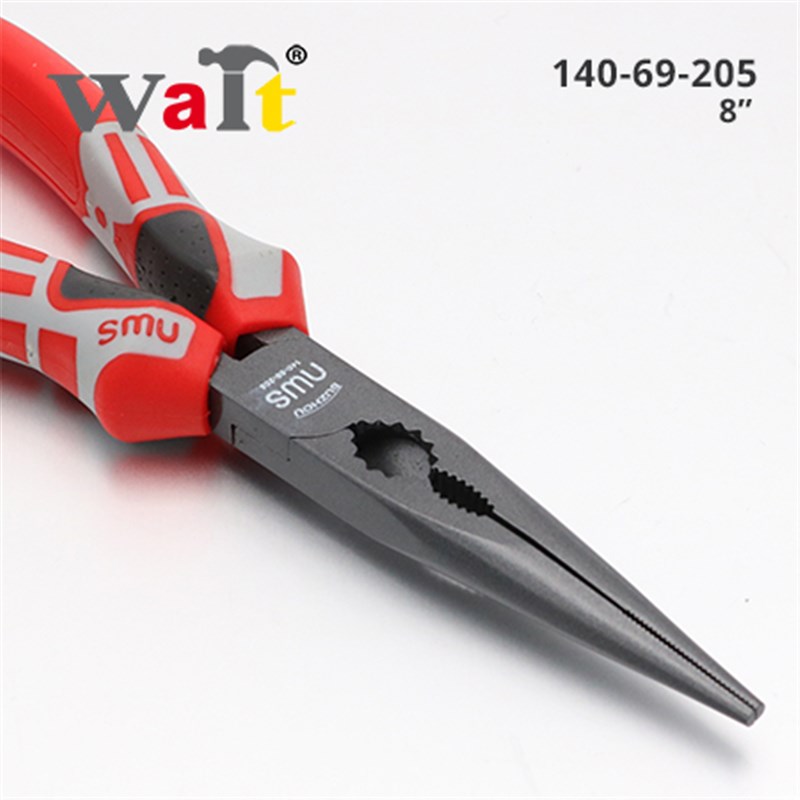 NWS原装尖嘴钳寸8寸特种钢品质多功能特尖头特氟龙