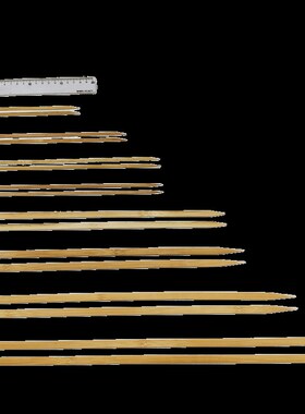 30/35cm40/45/50/60cm鱿鱼烧鸟料理扁签平串大油边火盆烧烤扁竹签