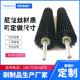 工业毛刷辊厂家定做滚筒刷除尘刷玻璃清洗毛刷小型尼龙丝刷毛刷轮