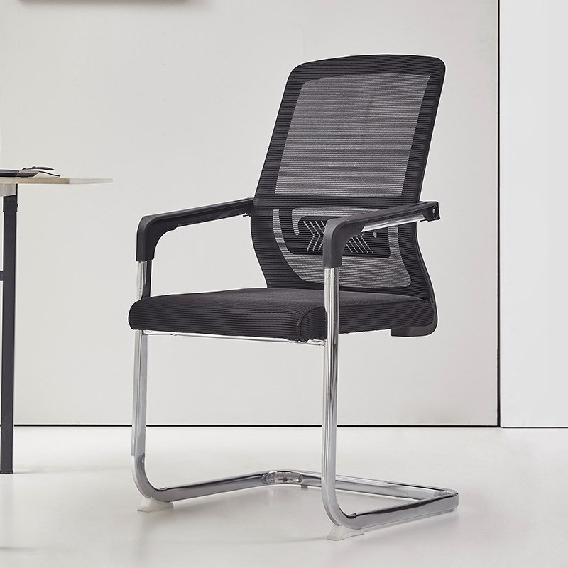 办公椅舒适久坐电脑椅家用弓形员工职员椅麻将椅学生宿舍靠背椅子