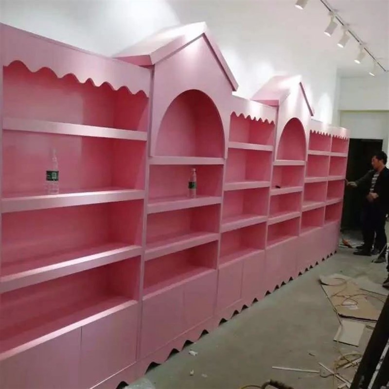 母婴店货架奶粉展示柜纸尿裤展示架儿童展架中岛柜宠物店货柜