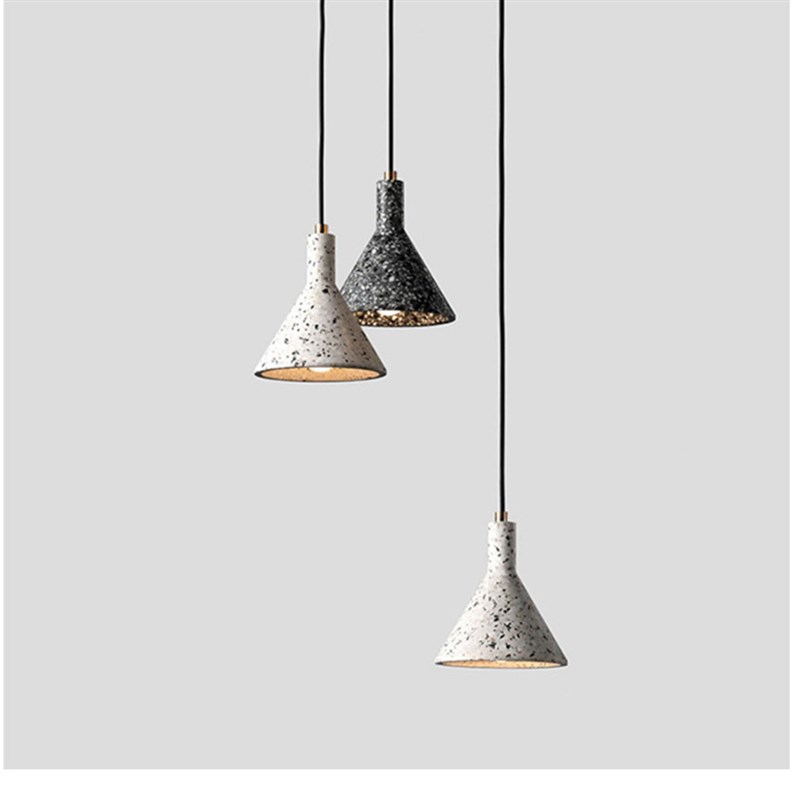 现代设计师工业风吊灯餐厅吧台酒店民宿卧室床头极简侘寂风led灯