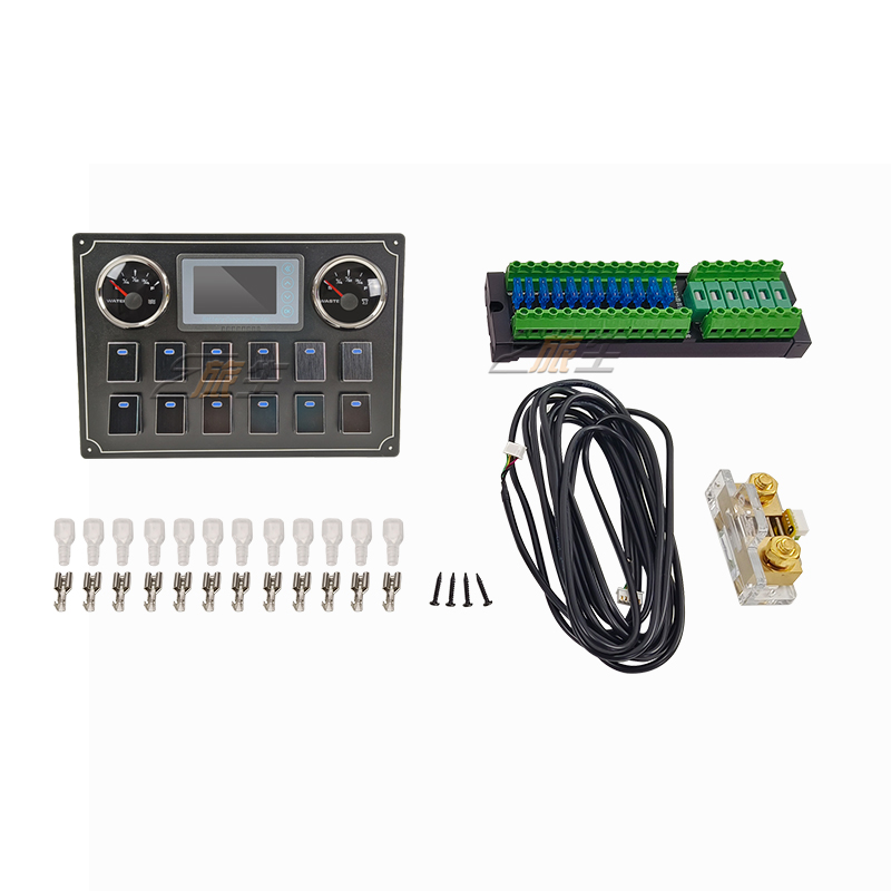 房车中控 控制面板 机械按键 免费支持文字商标定制 房车改装配件