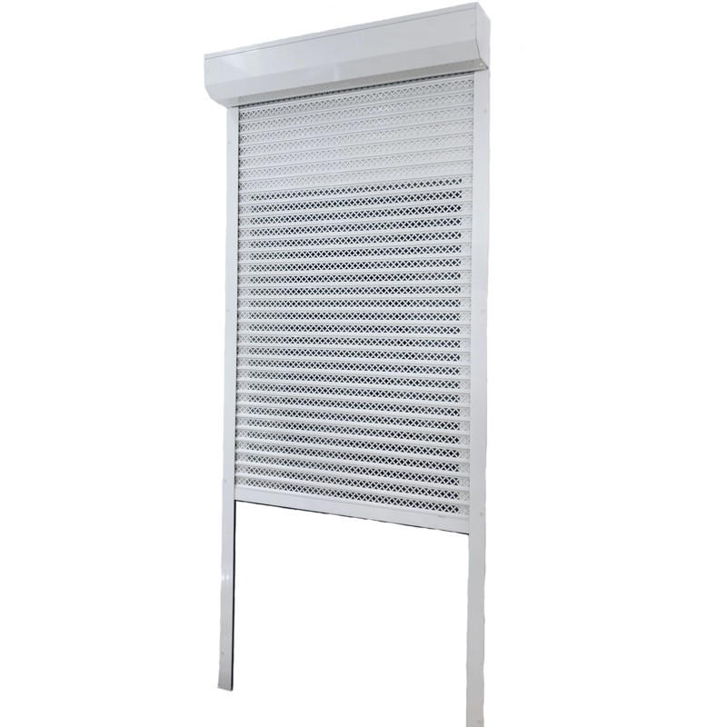 入户电梯铝合金电动遥控卷帘门高端家用防盗卷闸门通风伸缩进户门