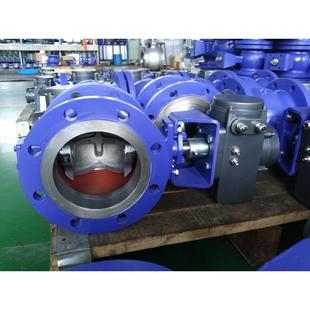 VQ347Y-16C涡轮v型球阀DN150耐高温铸钢法兰式v型硬密封球阀DN100