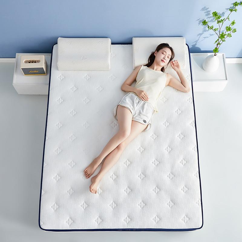 针织布乳胶高密度海绵立体床垫 学生宿舍床垫 单人双人防滑床垫