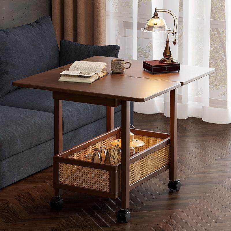边几茶几可移动家用小户型中古折叠小推车客厅多功能实木沙发边柜,鲜花速递/花卉仿真/绿植园艺,割草机/草坪机,淘宝优惠券,粉丝福利购,淘宝优惠卷