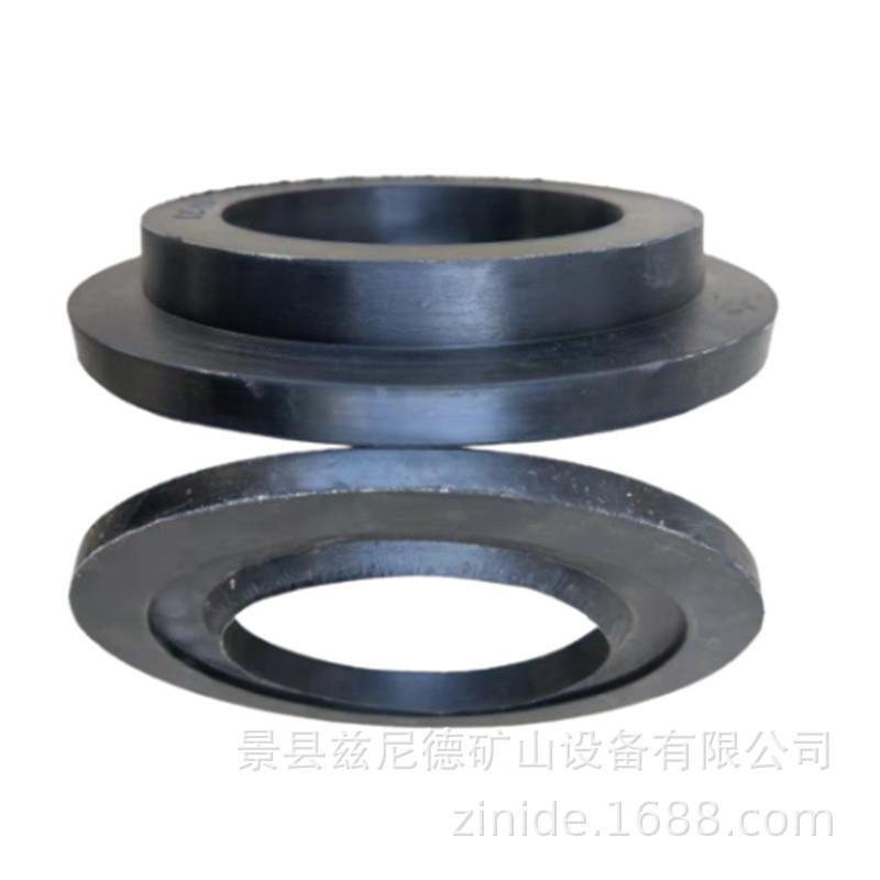 渣浆泵密封垫圈10/8E矿浆泵橡胶垫片出入口密封件皮垫皮圈250/200