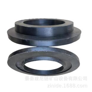 渣浆泵密封垫圈10/8E矿浆泵橡胶垫片出入口密封件皮垫皮圈250/200