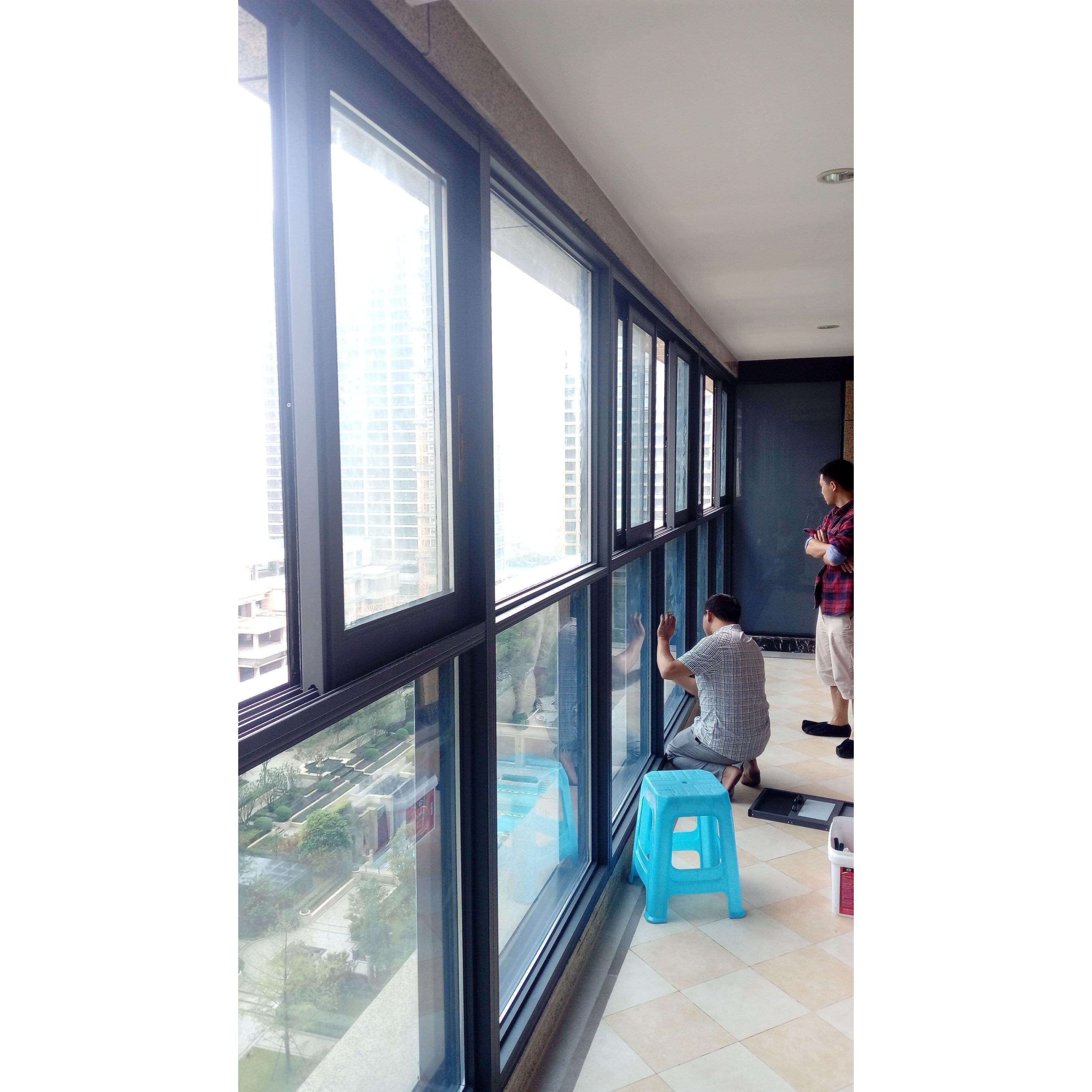 凤铝封阳台断桥铝门窗推拉防盗窗落地平开窗隔音窗成都包测量安装
