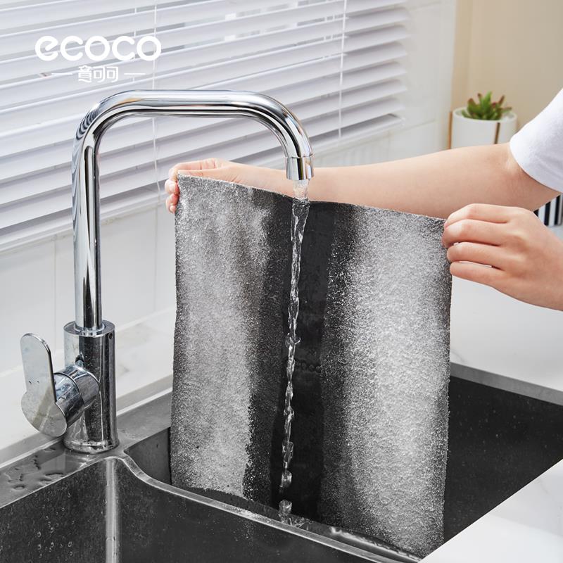 力抹布擦玻ecoco\/璃专魔用加不厚痕留水无垢不掉毛吸水擦镜子清