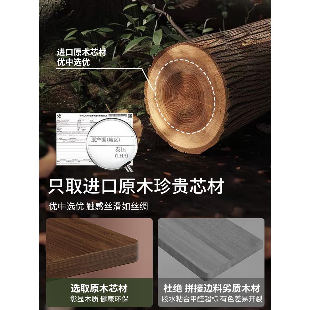 实物木器增高架办公林家小子桌屏幕置架台式电脑桌面显胡桃支架示