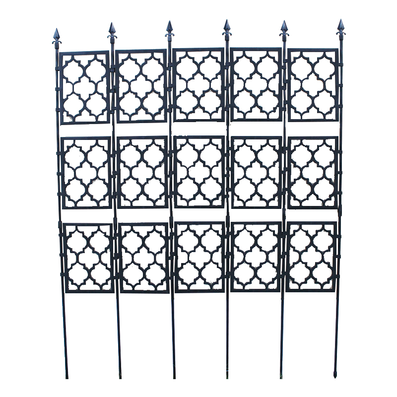 别墅爬藤架屏风插地栅栏月季攀爬植物屏风庭院栅栏隔断围栏爬藤片