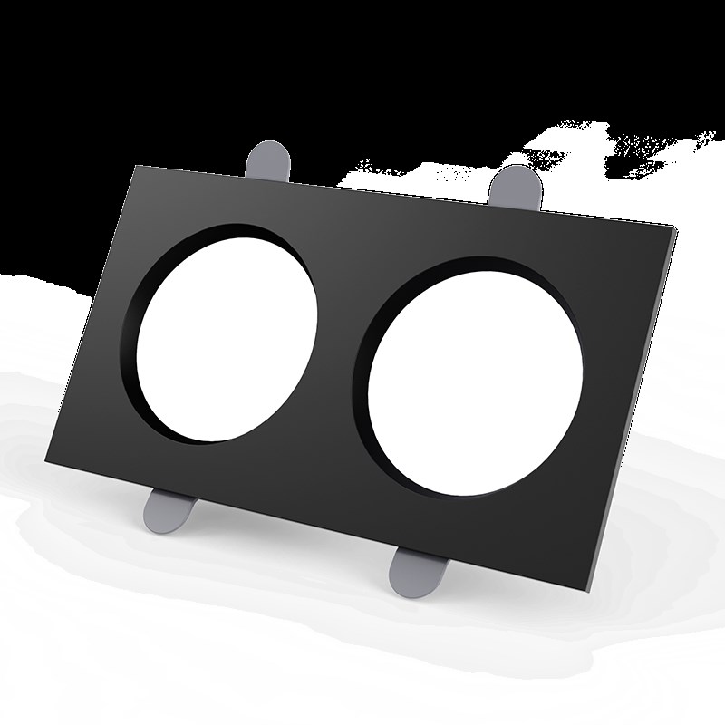 led头单头长方形筒灯网格吊顶专用嵌入式过道天花格栅斗胆射灯