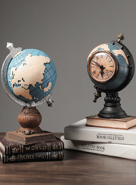 【曼塔】怀旧创意 客厅复古办公室书柜书架酒柜装饰品柜子小摆件