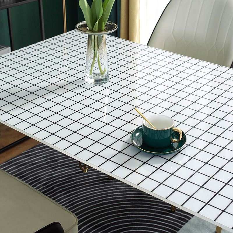 餐桌垫茶几桌子桌面垫软pvc玻璃桌布防水防油免洗防烫长方形台布2