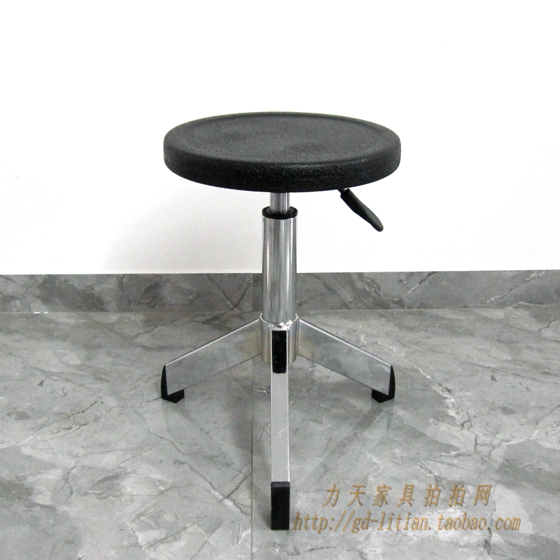 前台椅吧椅三脚架咨询凳圆凳电脑椅转椅汽杆升降椅实验室无靠背椅