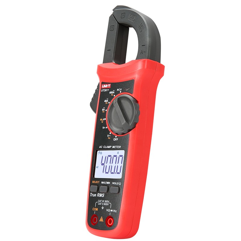 优利德万用表钳形表空调自动钳形电流表万用表交直流钳形表UT201+